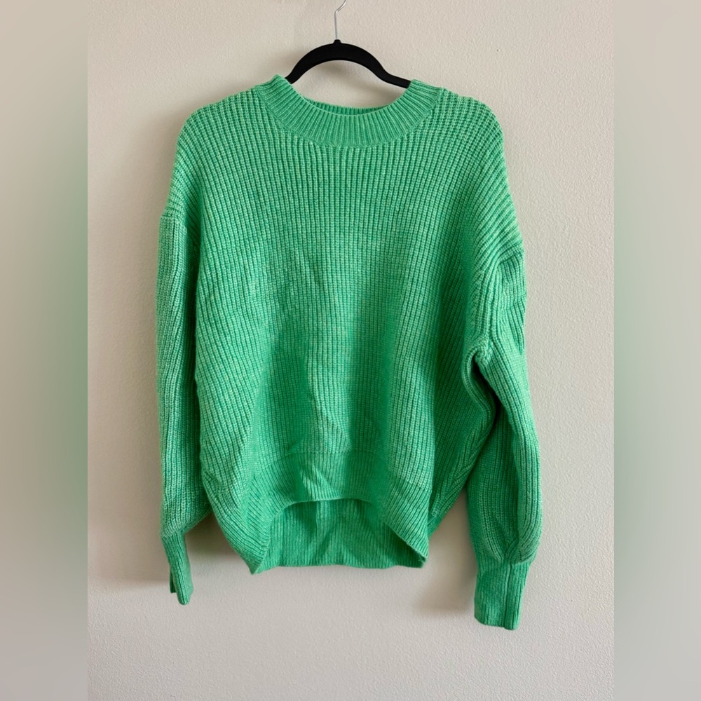 H&M Vibrant Green Sweater